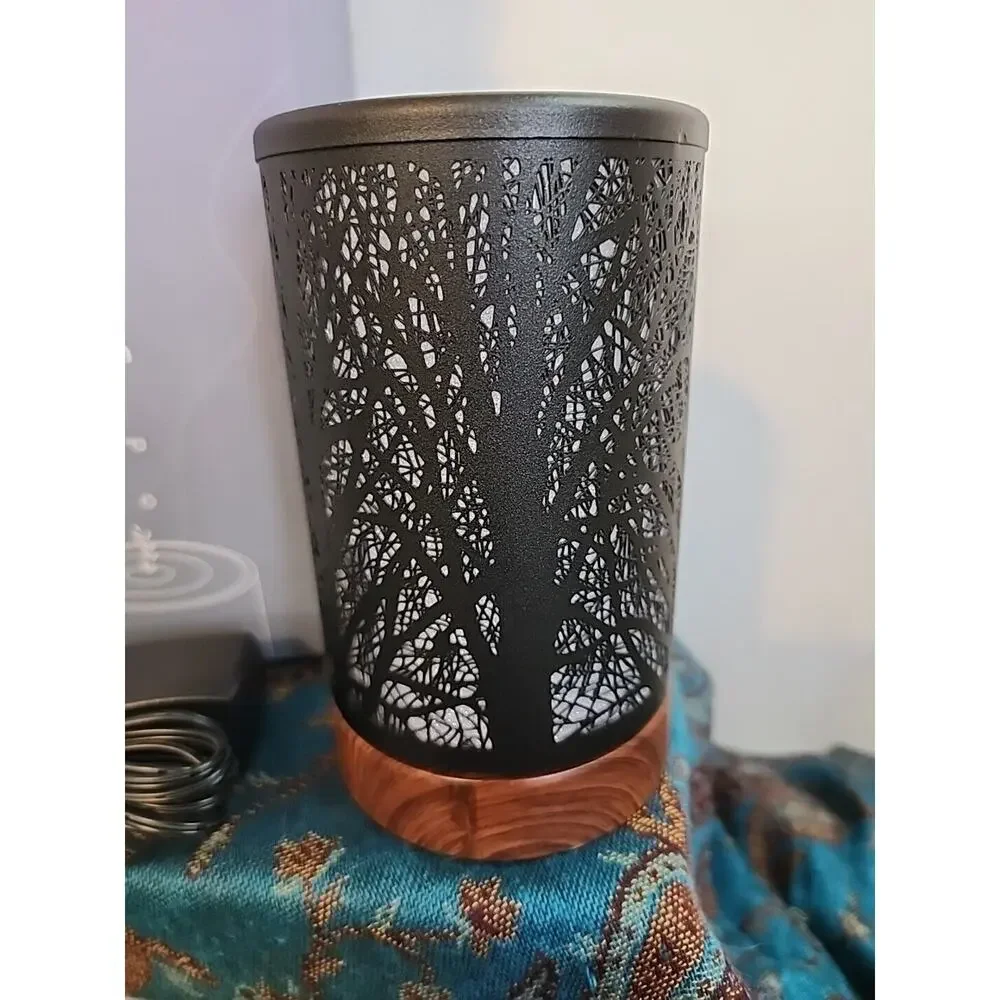 EQUSUPRO Essential Oil Diffuser 100ml Metal Aromatherapy Oil Diffuser Ultrasonic
